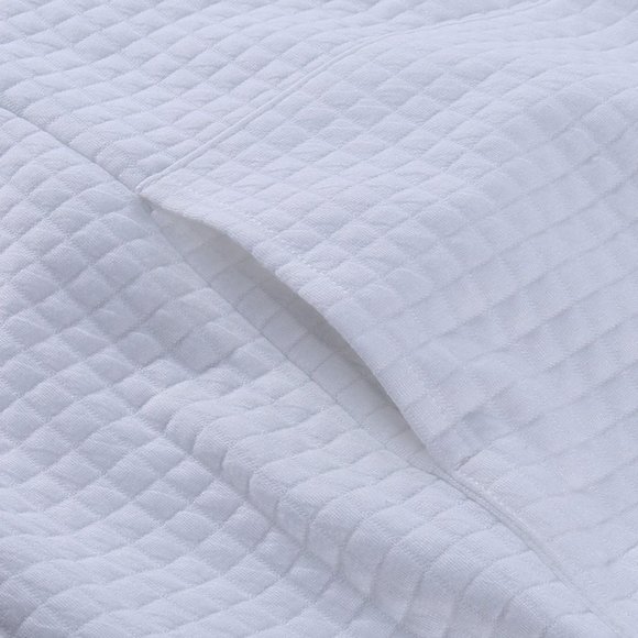 Jogger suit : White Pullover Hoodie & Sweatpants - Picture 9 of 13